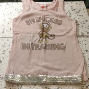 Girls pink tank top